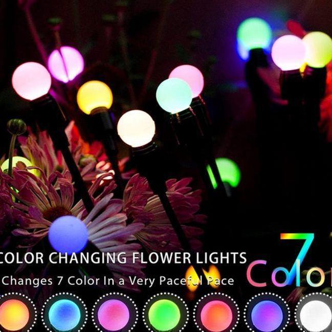 Lampu Taman Led Outdoor Tenaga Surya / Lampu Tancap Taman Dekorasi Hiasan Led solar pvc sensor set