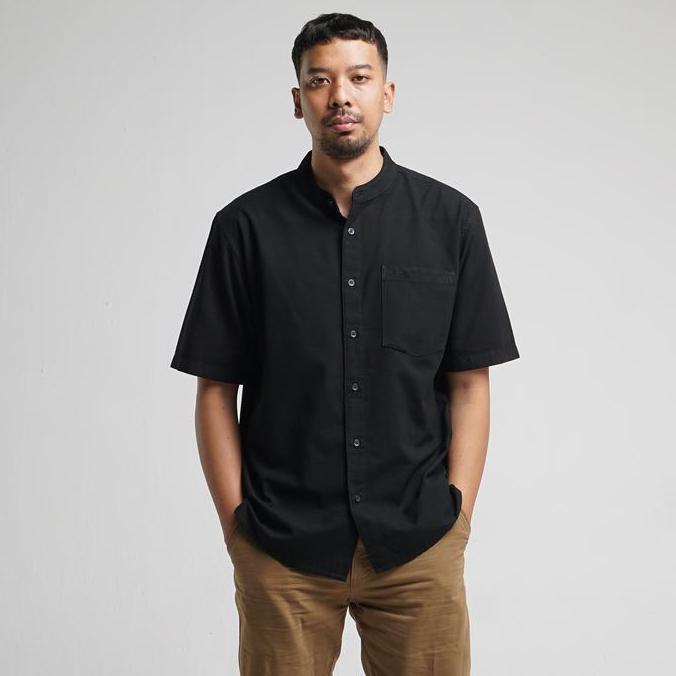 M.Gee Baju Koko Lengan Pendek Pria Mgee Original Peace