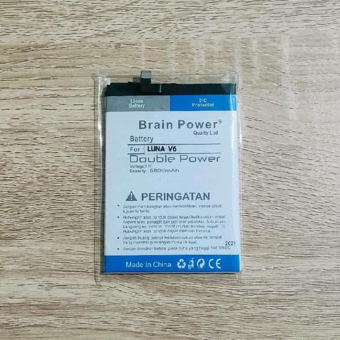 Baterai Batre Luna V6 V 6 V-6 6/128 Battery LUNA Double Power Batrei Batrai