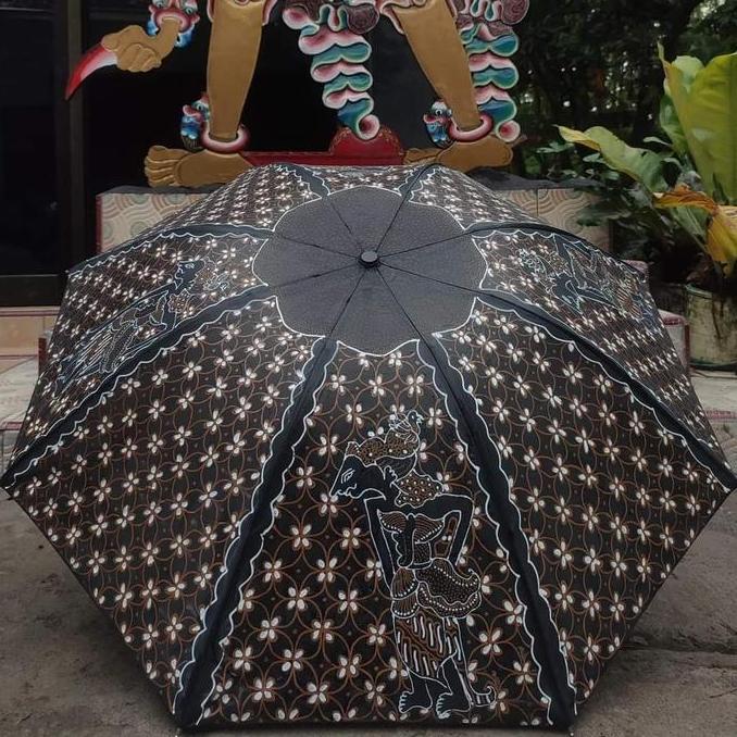 Payung Lipat motif Batik Tulis