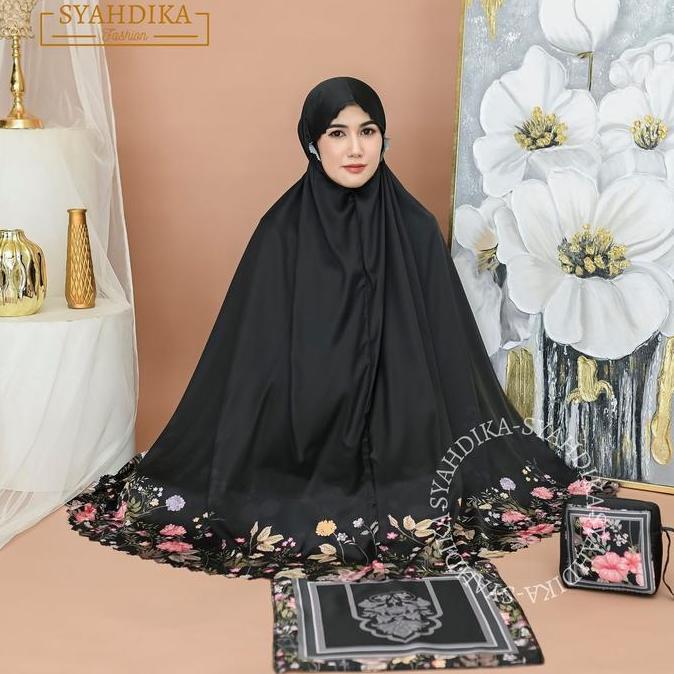 Syahdika - (Free Sejadah) Mukena Silk Premium Balqis Series By Syahdika