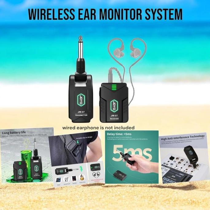 In-Ear Monitor Wireless System, Joyo JW-07