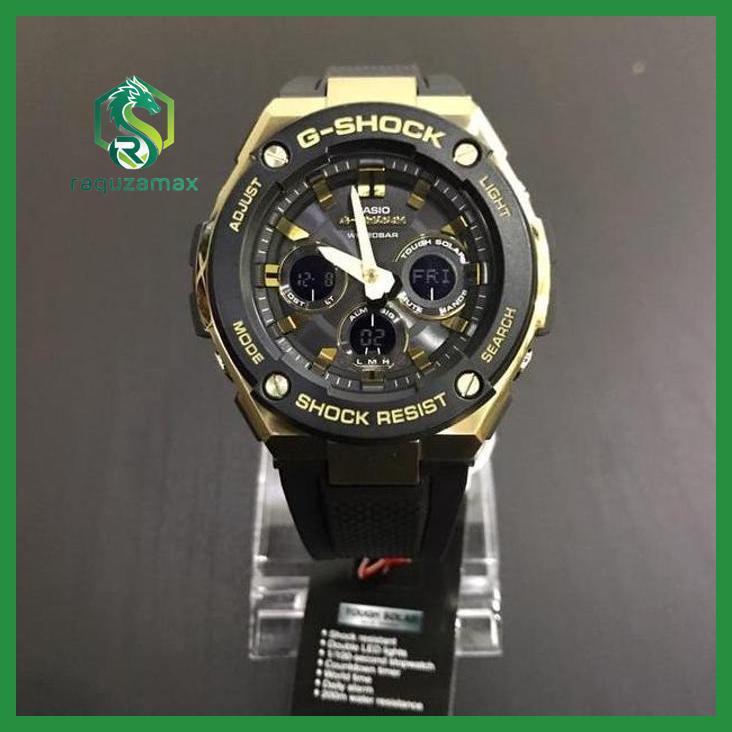 (ORIGINAL) CASIO GSHOCK MINI GSTEEL GST S300G-1A9 JAM TANGAN PRIA WANITA KANTOR CASUAL OUTDOOR