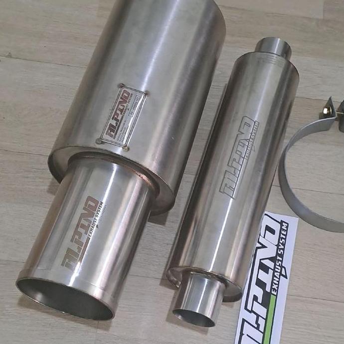Muffler alpino GR01+Resonator alpino Exhaust