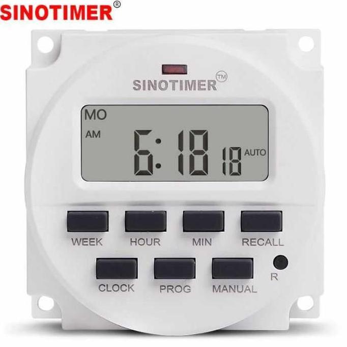 Timer Listrik Digital Programmable Timer Switch Relay Ac 220V