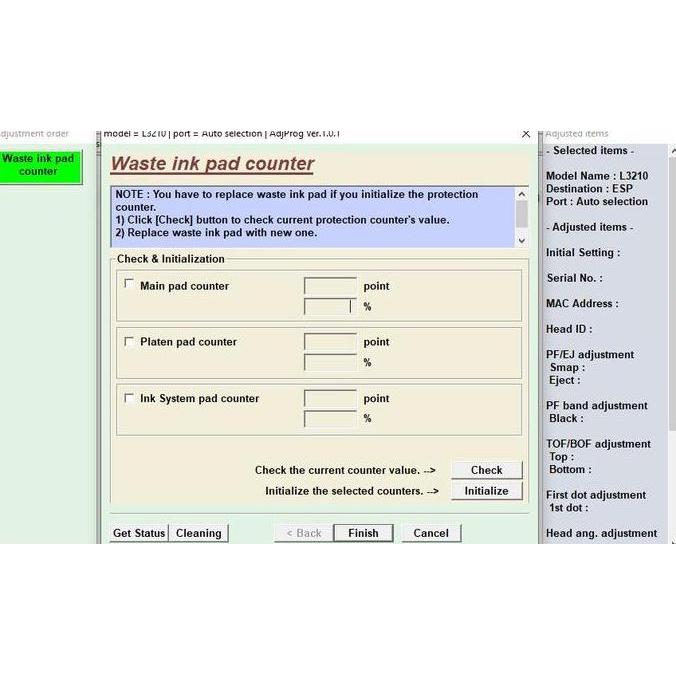 RESETER EPSON L3210 ORIGINAL TANPA KEYGEN UNLIMITED