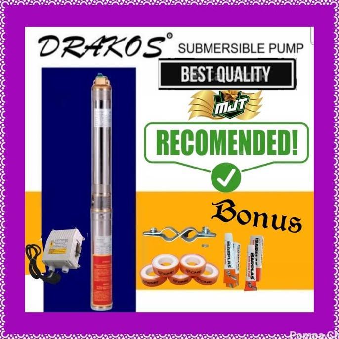 Pompa Satelit Drakos 1/2 Pk Submersible Celup Rendam Sibel 1/2Pk Terbaru