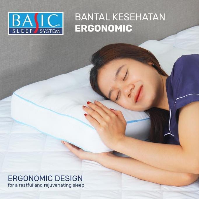 BASIC Springbed Bantal Kesehatan Ergonomic