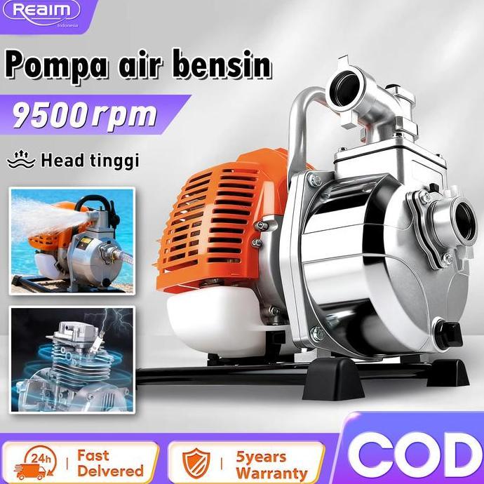 Terlaris Reaim Mitsuru Mesin Pompa Air Bensin Outdoor Mesin Sedotlrigasi Empang Sawah Mesin Pengerin