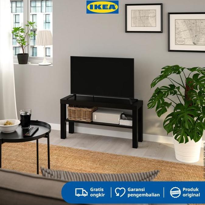 IKEA LACK Meja TV Minimalis Hitam 90x26x45 cm