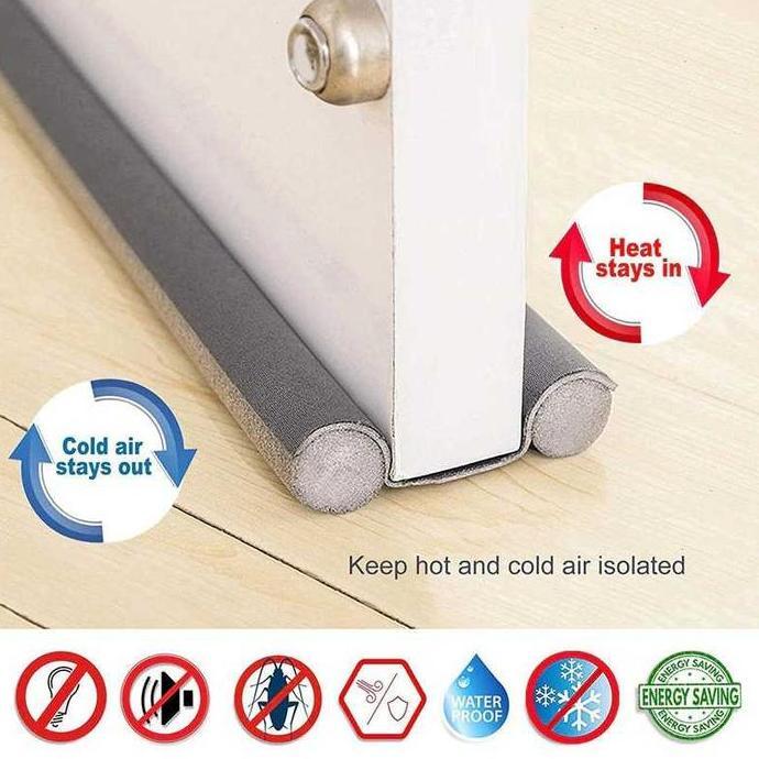 PROMO - JFactory Karet Lis Pintu Rumah Door Seal Strip Anti Debu Perapat Pintu