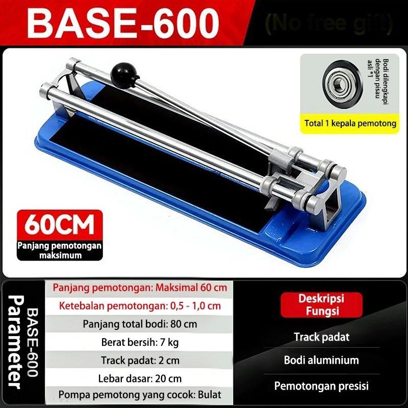 Deli Alat Potong Granit Keramik Manual 60 Cm / Tile Cutter 600 Mm /Mesin Potong Keramik Manual 60Cm