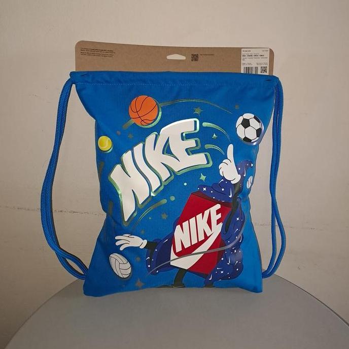 BEBAS ONGKIR - Tas Gym Sack Bag Anak Nike Kids Boxy Drawstring Bag 12L Original FN1360-406