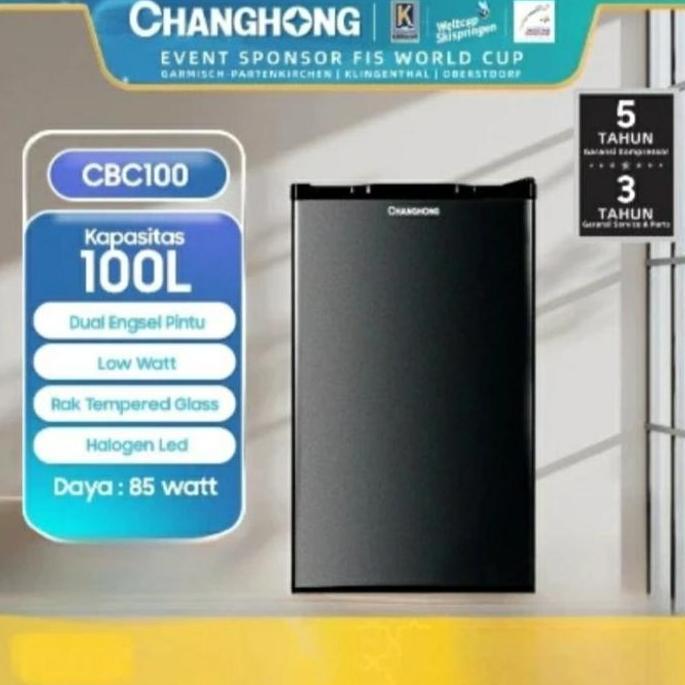 CHANGHONG CBC 100 Kulkas 1Pintu / Kulkas Portable Changhong CBC 100 Original