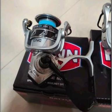Gulungan Senar Pancing Rel Rell Penn Battle III dx Series Silver 2500 Power Handel