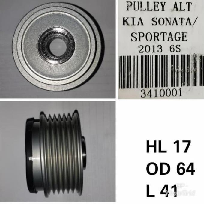 Pulley Alternator Kia Sonata Sportage 6S 3410001  Sale
