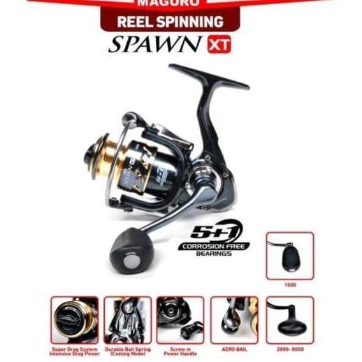 Reel Maguro Spawn XT 1000 - 2000 - 3000 - 4000 - 6000