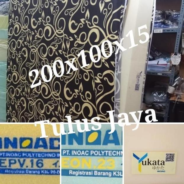 TERBARU - 200x100x15 Topper/Kasur Busa INOAC YUKATA