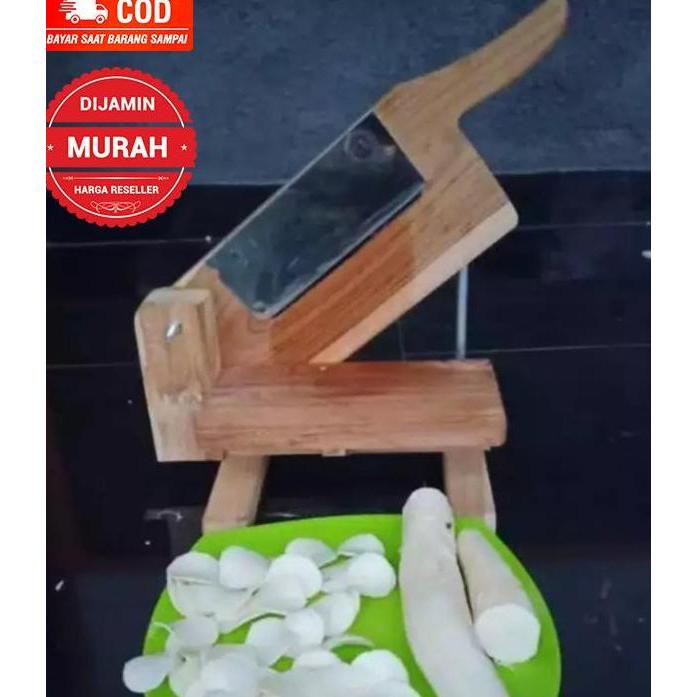 ALAT PERAJANG DAN KERIPIK SINGKONG - KAYU MAHONI