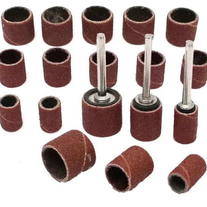 Set Lengkap Mata Bor Amplas Penghalus Penggosok Bati Akik Kayu Besi