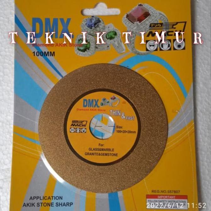 Mata gerinda poles batu akik  DMX marmer 4 inch