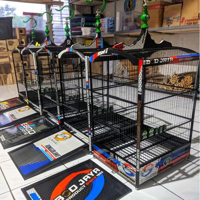 Sangkar Cucak Ijo Kenari Ebod Jaya No.2 Full Fiber Sangkar Ebod Jaya Ronggo Lawe