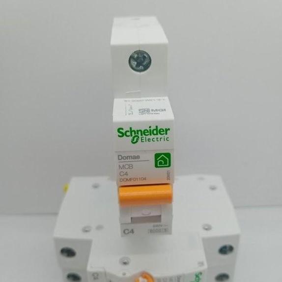 MCB SCHNEIDER 4A NEW DOMAE MCB 4 AMPER SCHNEIDER 1 PHASE MCB SCHNEIDER 1P 4A MCB 4A 1P
