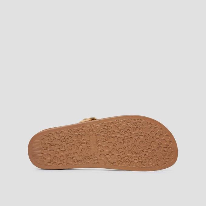 St. Yves Double Buckle Strap Slipper Sandal Wanita 121223435