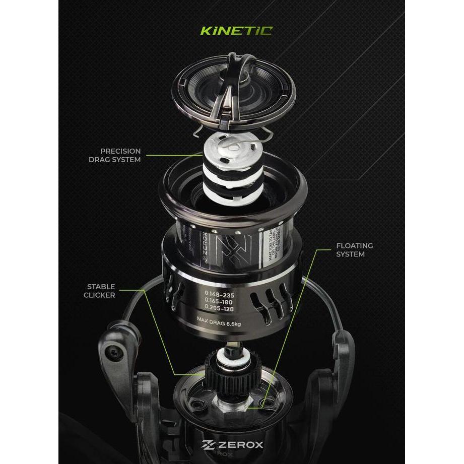 Reel Wormshaft Power Handle Zerox Kinetic Terlaris