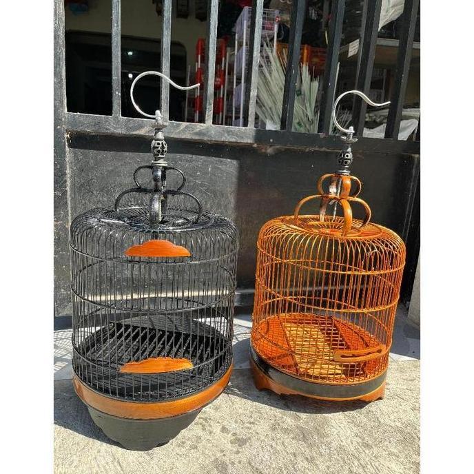 READY SANGKAR CUNGKOK BULAT KECIL MATANG SANGKAR KECIL BURUNG PLECI KONIN DIAMETER 24 CM BAHAN FULL 