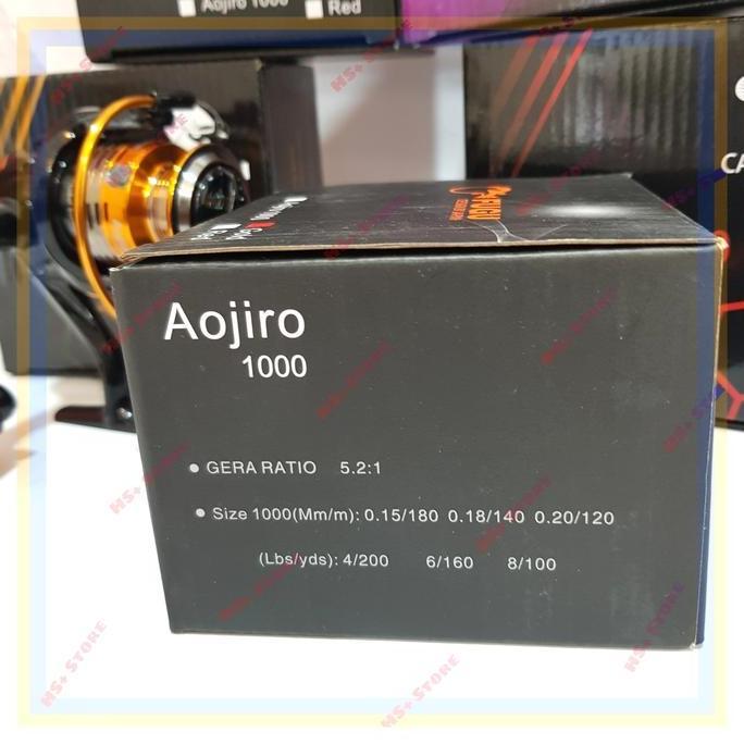 Reel pancing Fugu Aojiro 1000, gulungan pancing ikan