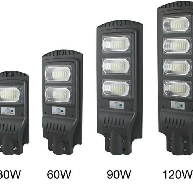 LAMPU JALAN SOLAR CELL/PJU SOLAR CELL/PANEL SURYA 60 WATT ALL IN ONE