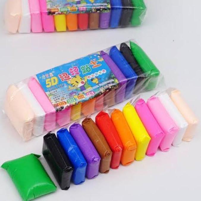 MAINAN SLIME KLEY ISI 12 PCS PER PAK