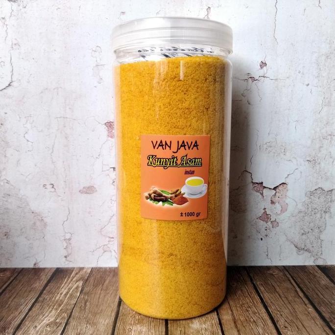 Kunyit Asam / Asem Bubuk Instan VAN JAVA 1 Kg TEG