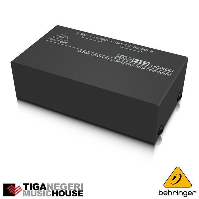 BEHRINGER HD400 2 CHANNEL HUM DESTROYER ORIGINAL DAN TERPERCAYA