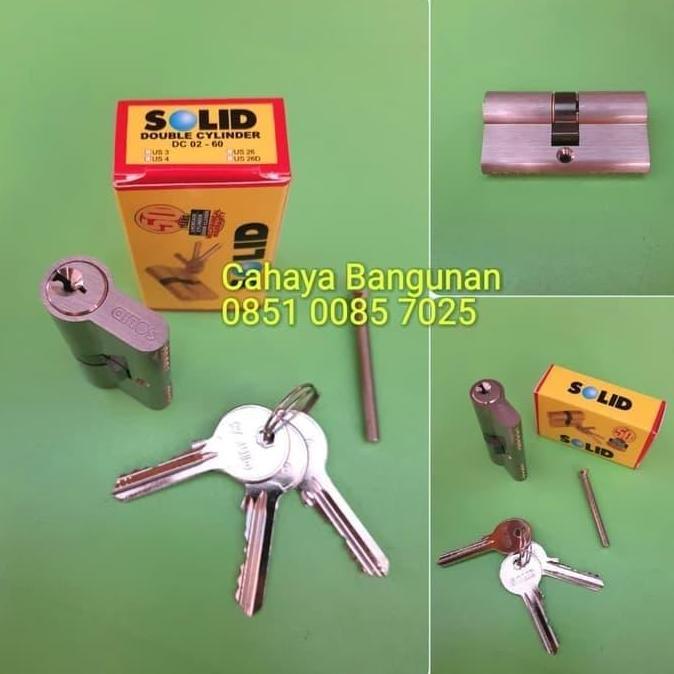 Silinder Anak Body Kunci Pintu SOLID MASTER KEY Double Cylinder DC 02