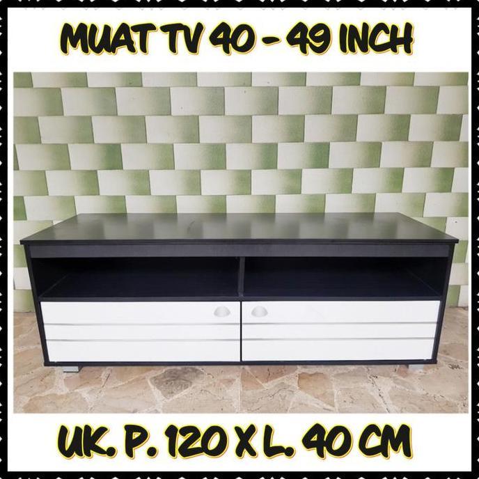 PROMO DISKON - RAK TV MINIMALIS 120 CM - BISA UNTUK TV 50 INCH