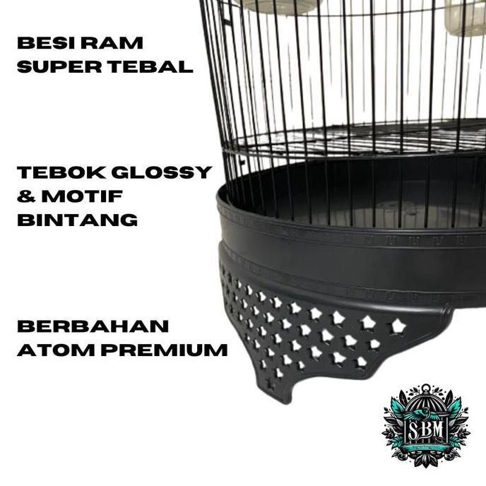 SANGKAR BURUNG LOVEBIRD MOTIF BINTANG MODEL BATMAN WARNA PINK | SANGKAR BESI BURUNG LOVEBIRD PARKIT 