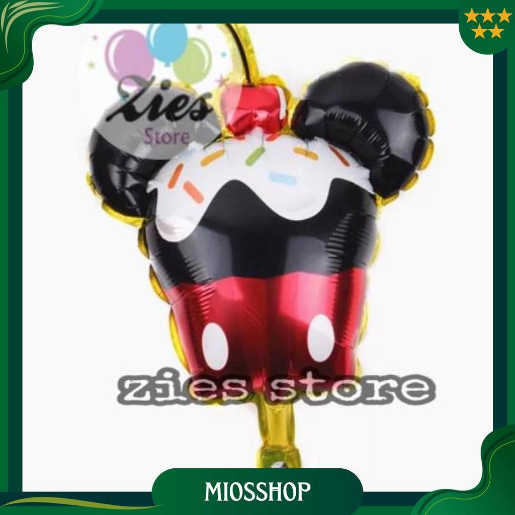 Balon Foil Cup Cake / Cup Cake Mickey Minnie ( 40Cm ( Zs Cod