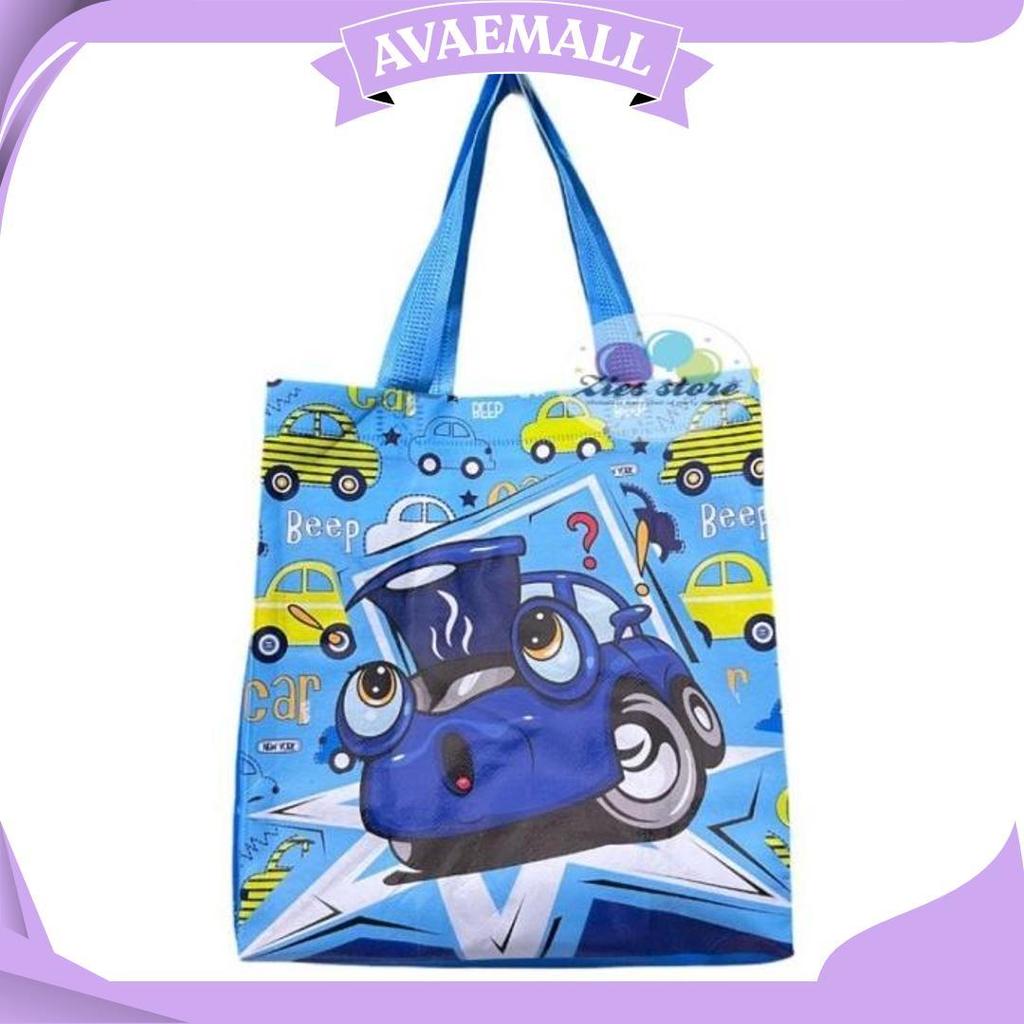 Tas Souvenir Ulang Tahun Anak / Goodie Bag / Tas Ulang Tahun Cars - S Zs Gratis Ongkir