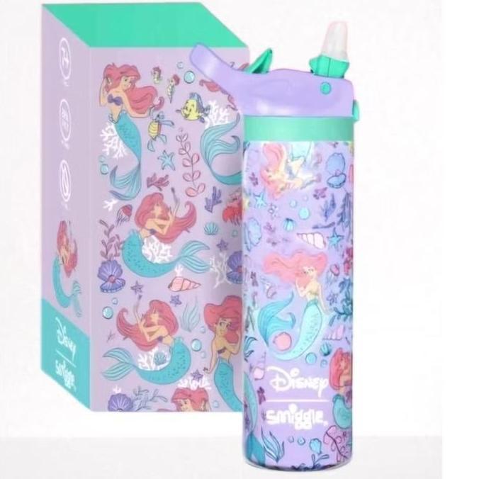 Smiggle Ariel Drink Bottle 630 ml/ Botol Minum Anak Perempuan/ Kado