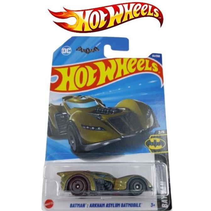 Hot Wheels Batman Arkham Asylum Batmobile Hijau Gold DC