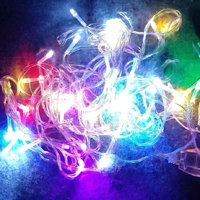 PESONACOM Lampu Hias/Lampu Tumblr/Lampu Natal/Warna Rainbow 7Meter LED