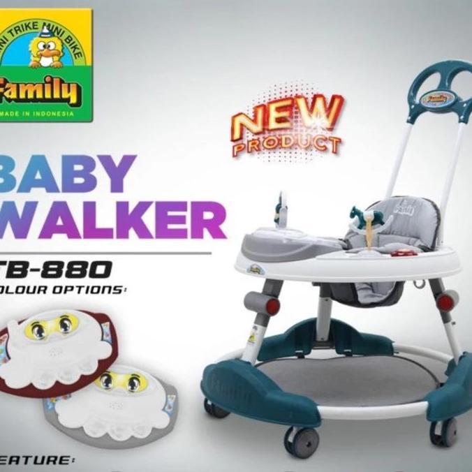 Baby Walker Family FB 880 FB880 FB-880 Alat Bantu Jalan Bayi Musik