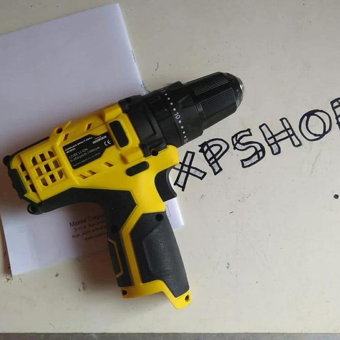 bor cordless impact drill krisbow 12v 10mm unit only