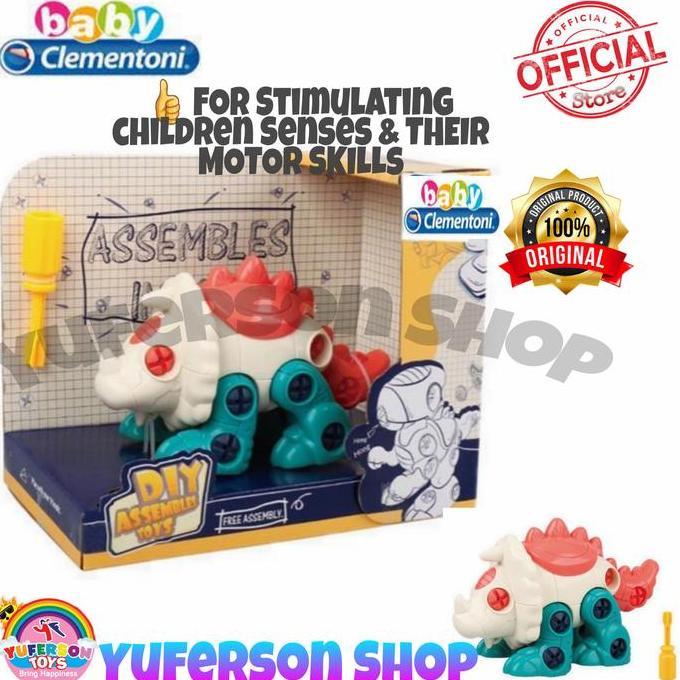 DINO DIY Dino Assembles Toys (Red)