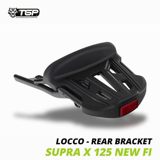 Locco Rear Bracket Begasi Belakang Motor Supra X 125 New FI TGP Box Boks Givi Shad