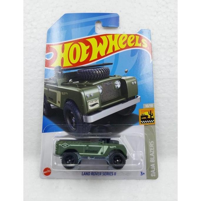 Hot Wheels Land Rover Series II Hijau Army Surfing Cool