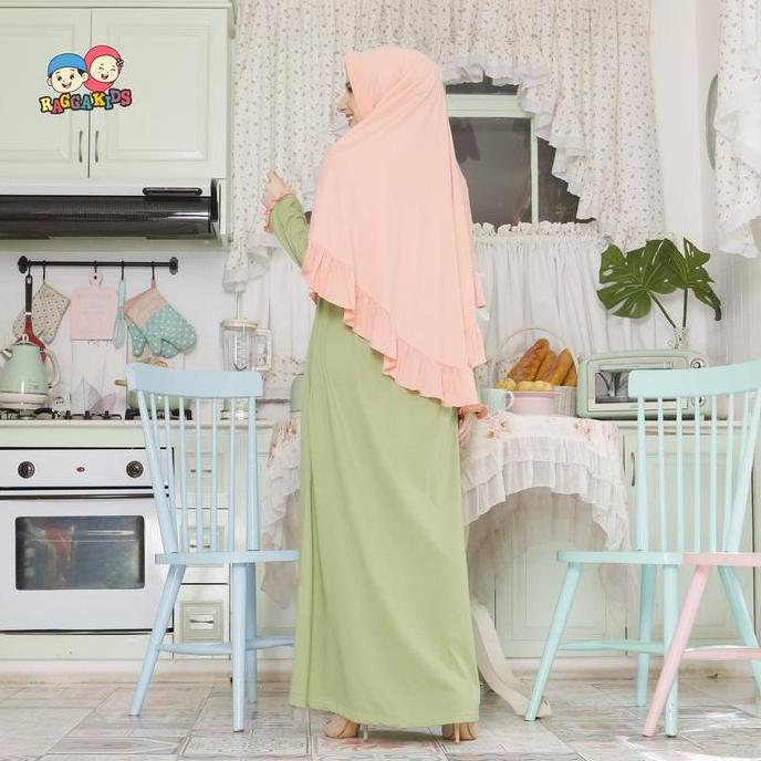 Baju gamis Raggakids RGD54 gamis kaos Terlaris
