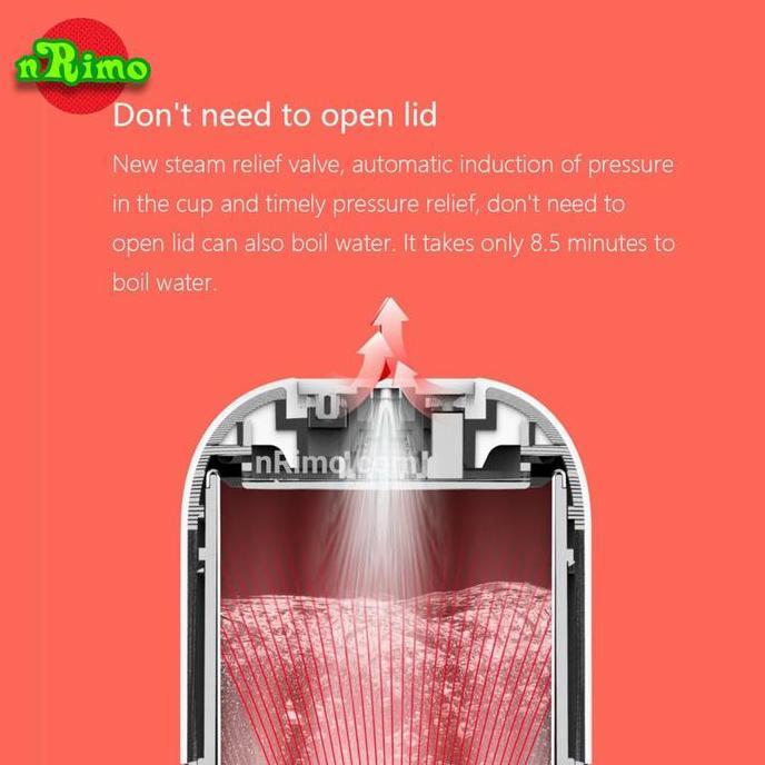 Botol Minum Pemanas Air Listrik Portable Electric Water Bottle 350 ml